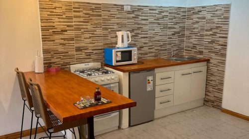 Cocina en uno de nuestros departamentos en Esquel