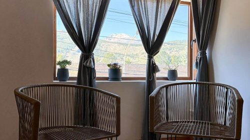 Vista de montaña en uno de nuestros departamentos en Esquel