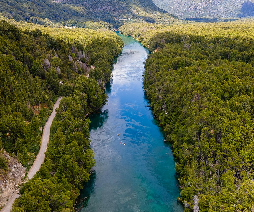 Río Arrayanes en Esquel, Chubut